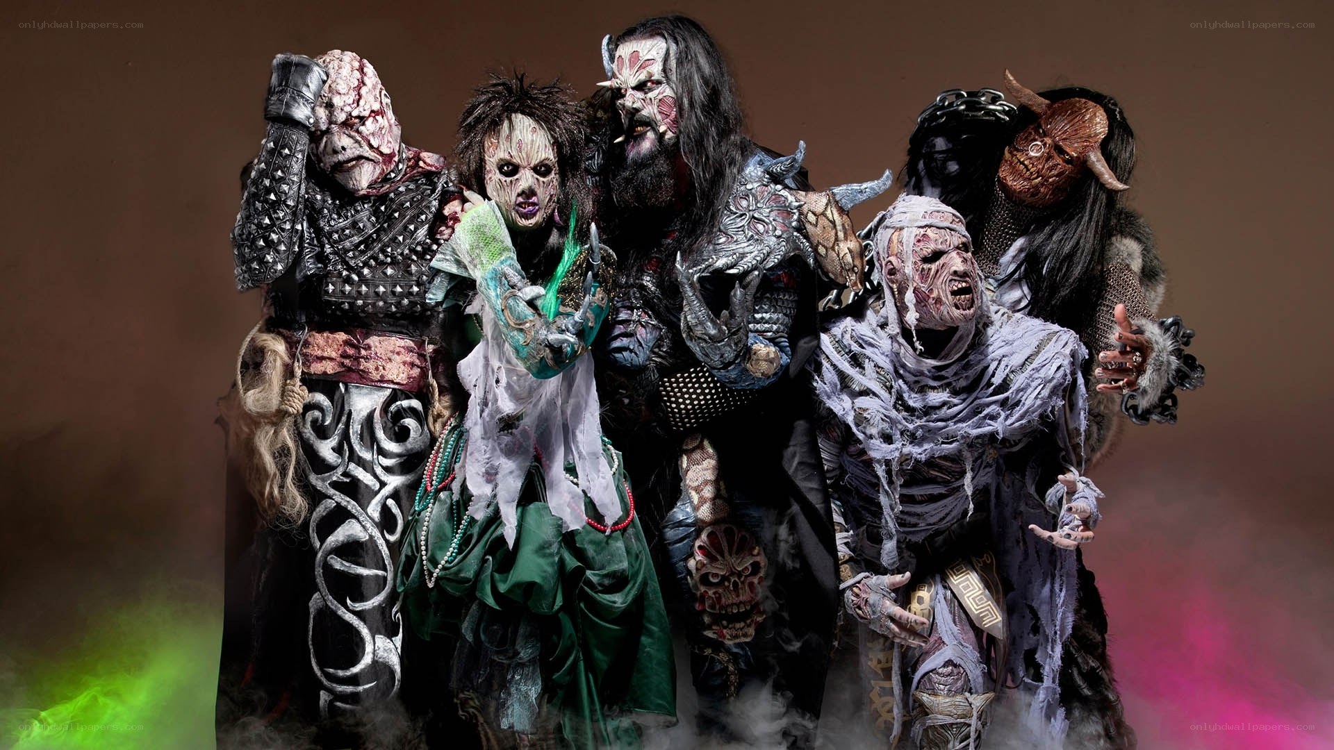 zombie rock band group