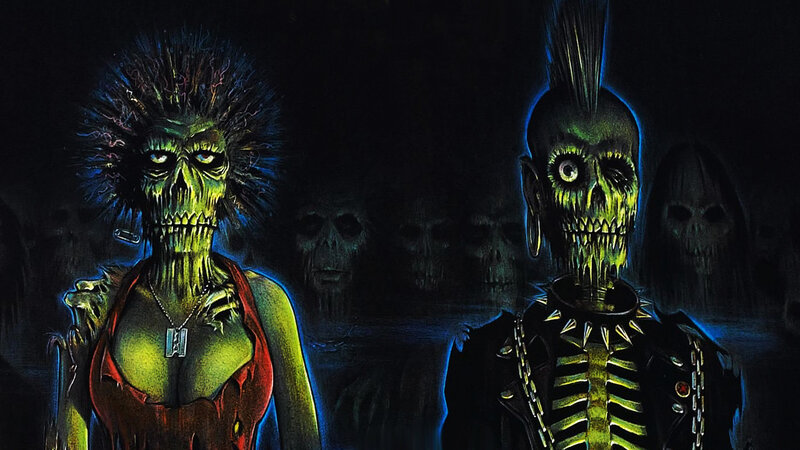 Zombie Skeletons in Punk Attire