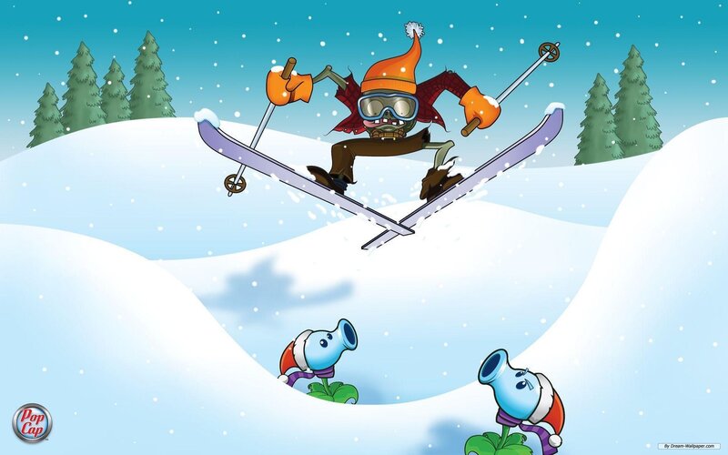 Zombie Skiing — Blue