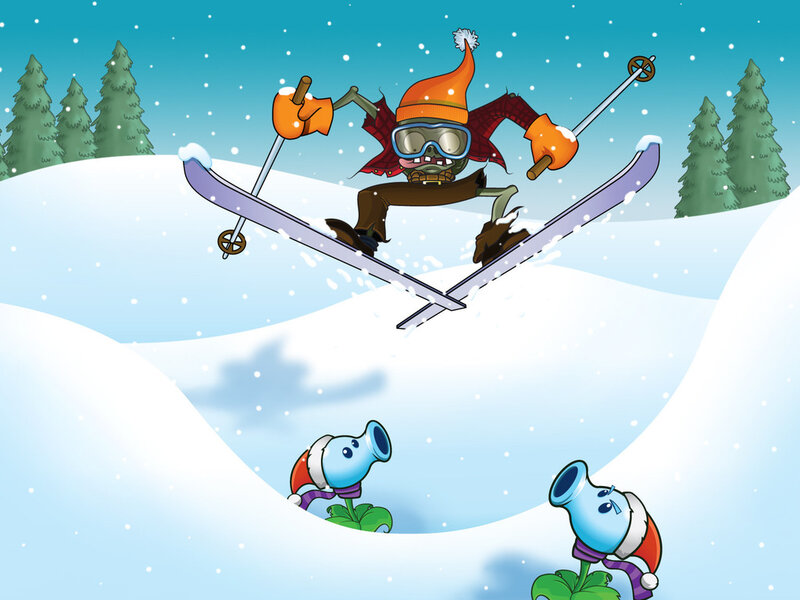 Zombie Skiing