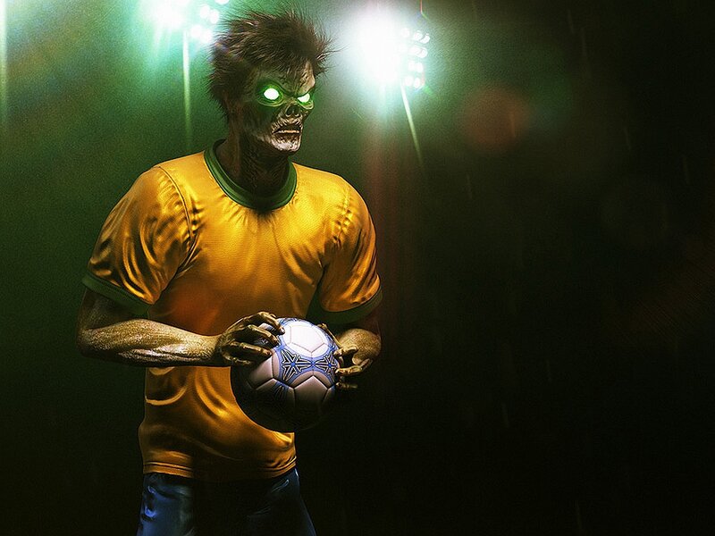 Zombie Soccer Player