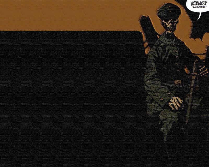 zombie soldier comic panel