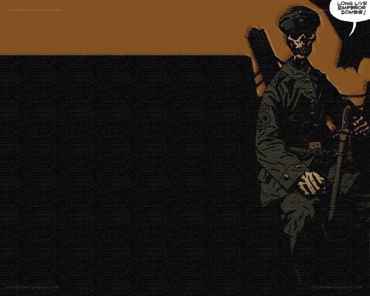 zombie soldier comic panel