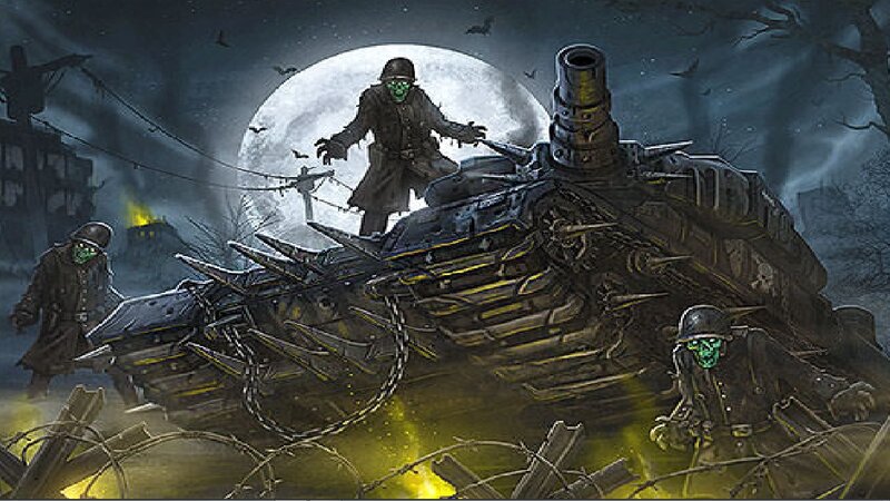 Zombie Soldiers with Tank
