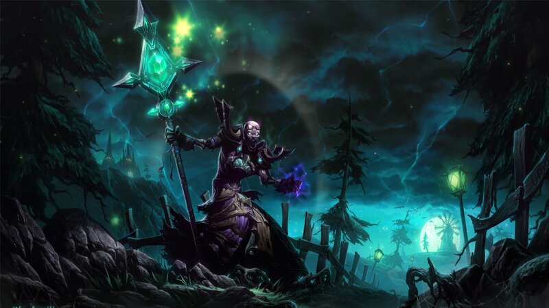 Zombie Sorcerer with Staff