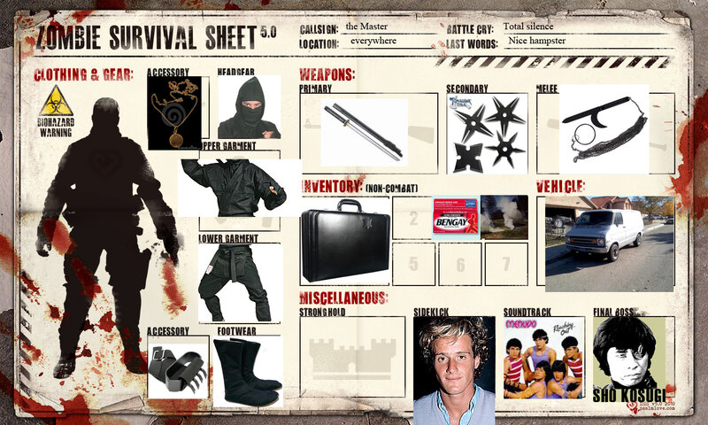 Zombie Survival Sheet 5.0
