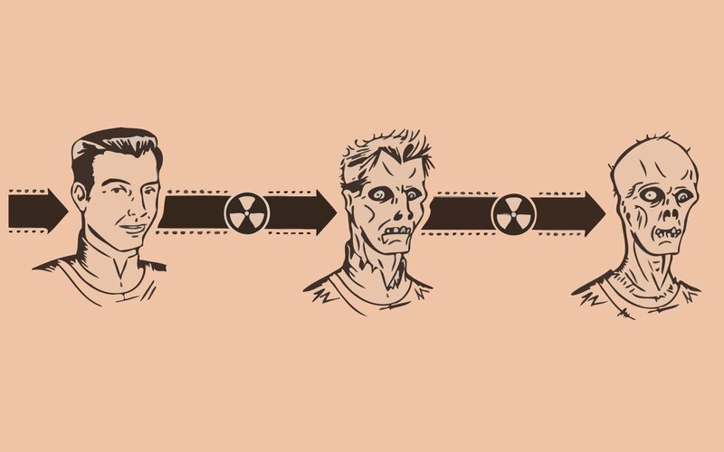 zombie transformation sequence