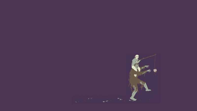 zombie with child on back
