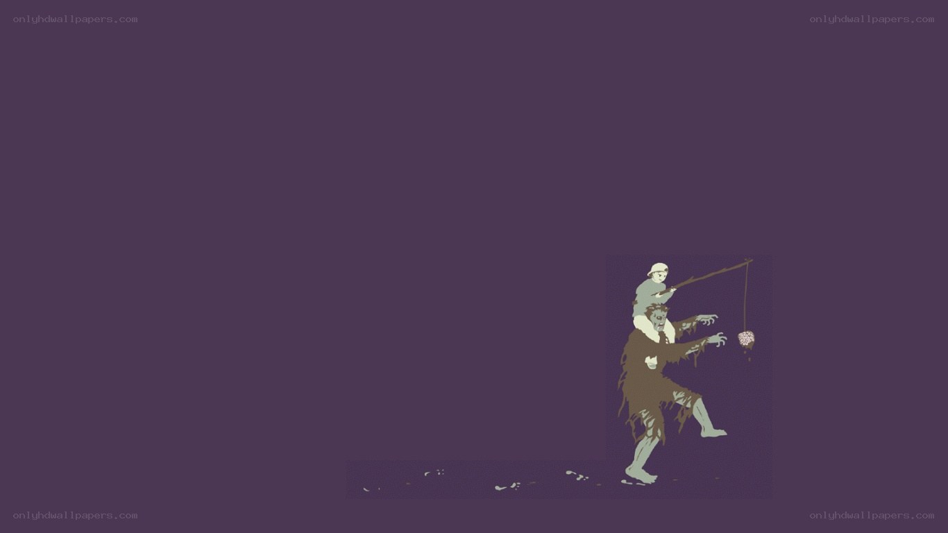 zombie with child on back