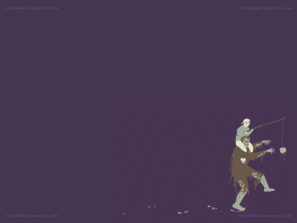 zombie with child on back
