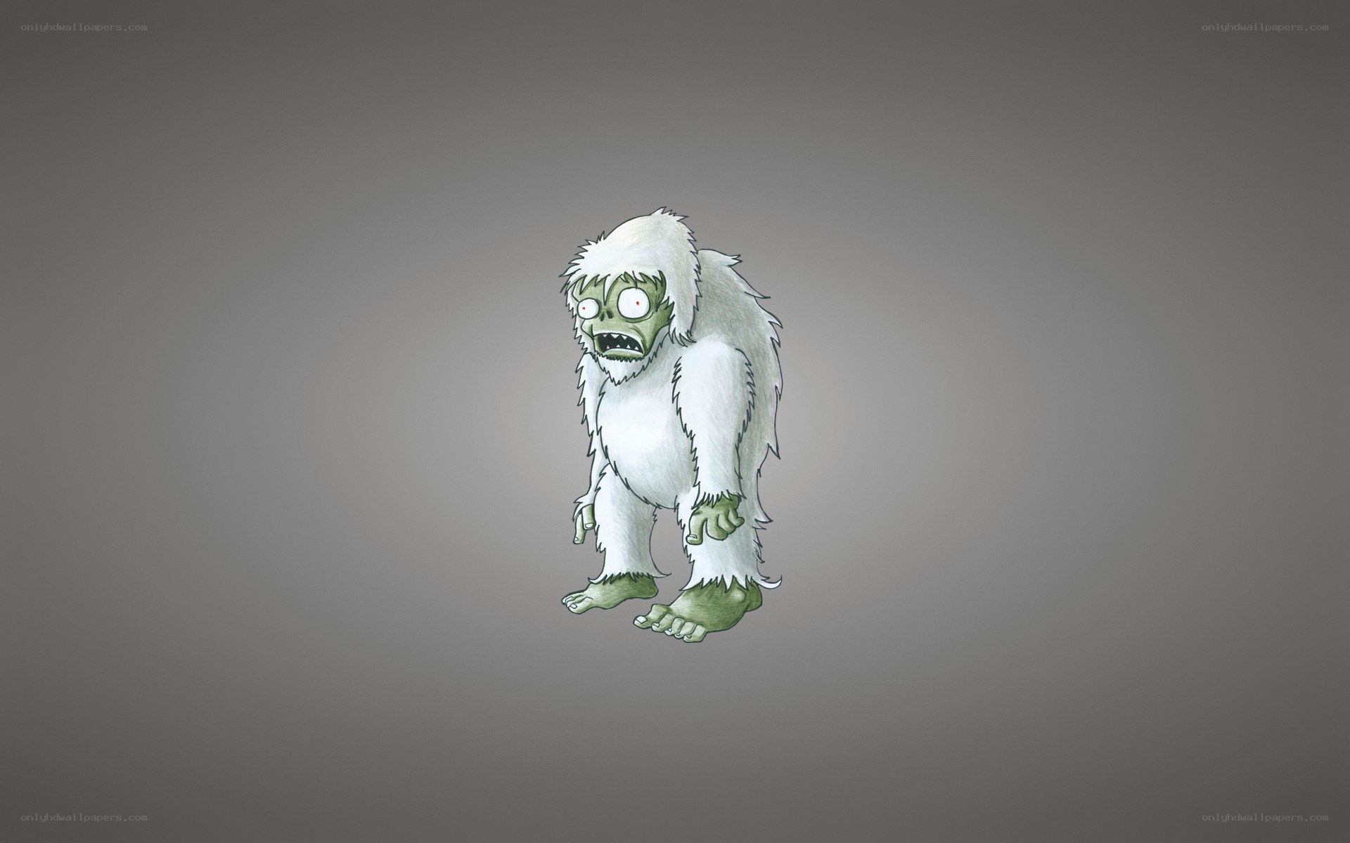 zombie yeti character