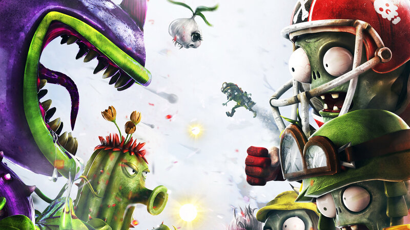 Zombies and Plants Fighting