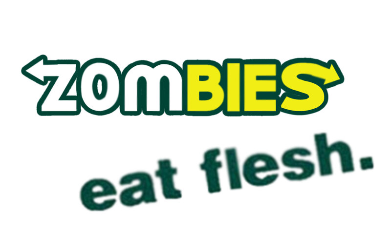Zombies eat flesh