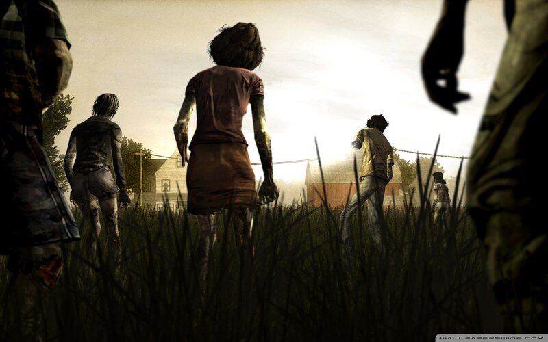 Zombies in a Field — Brown