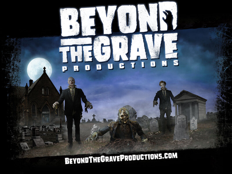Zombies in a Graveyard — Black