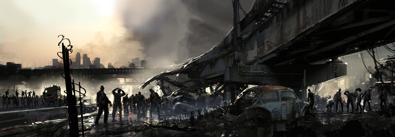 Zombies in City Ruins