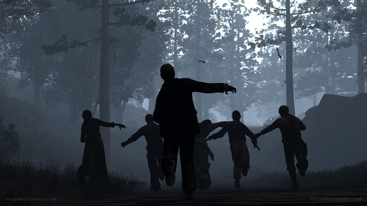 zombies in the fog
