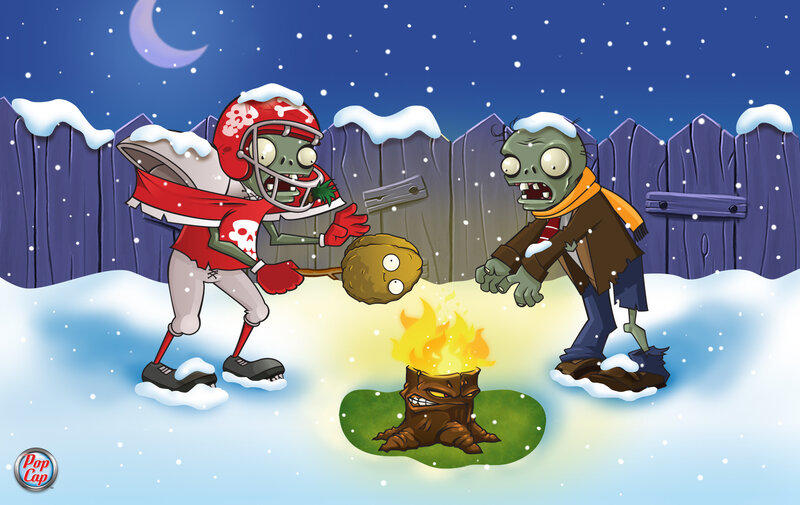 Zombies Roasting Marshmallow
