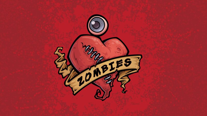 Zombies tattoo art logo
