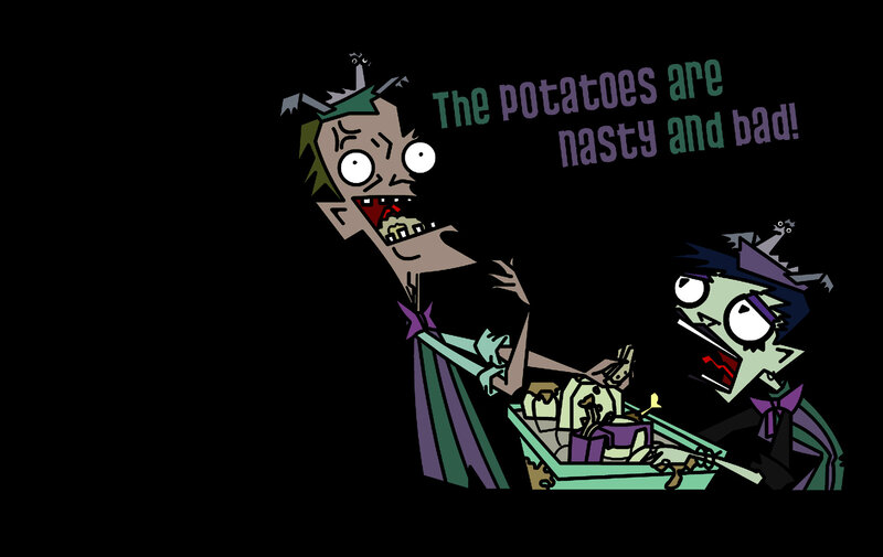 Zombies with bad potatoes