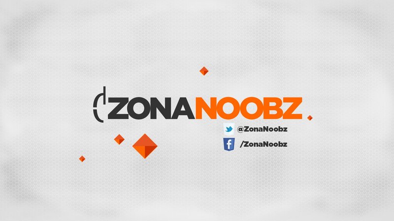 ZonaNoobz logo and social media