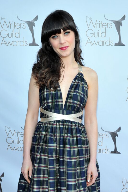 Zooey Deschanel at Writers Guild Awards