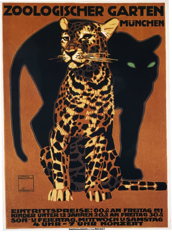Zoological Garden Munich poster