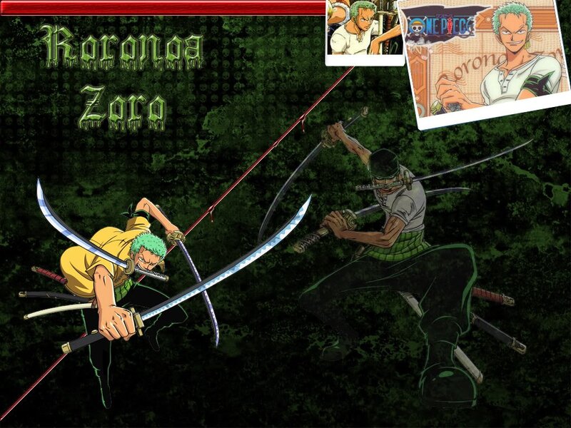 Zoro Fighting with Swords