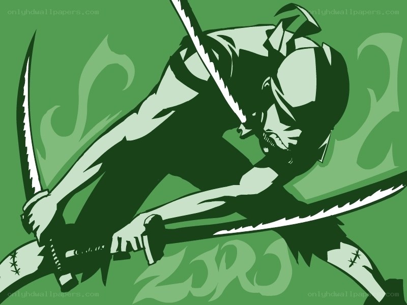 Zoro in action pose