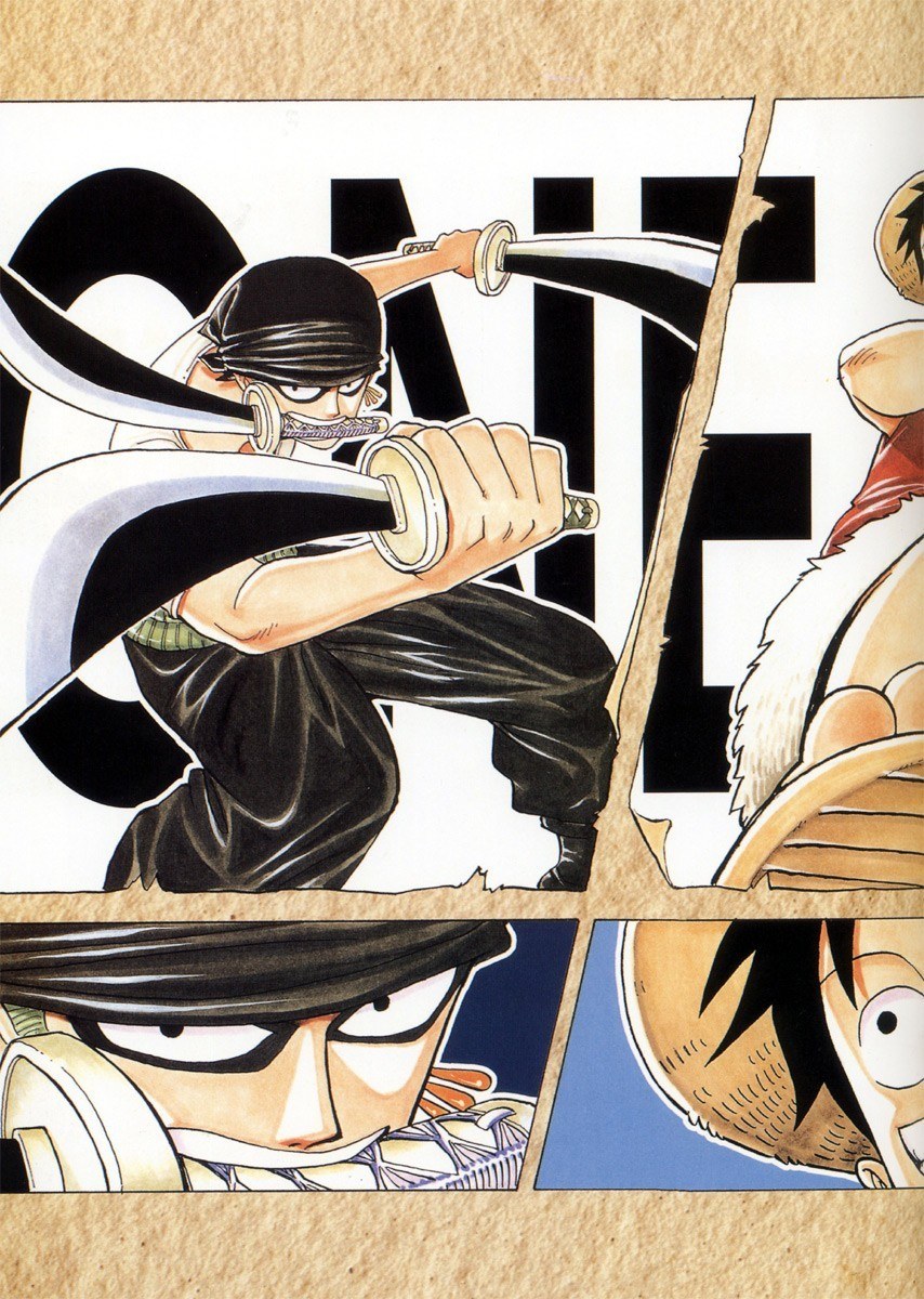 Zoro in battle stance