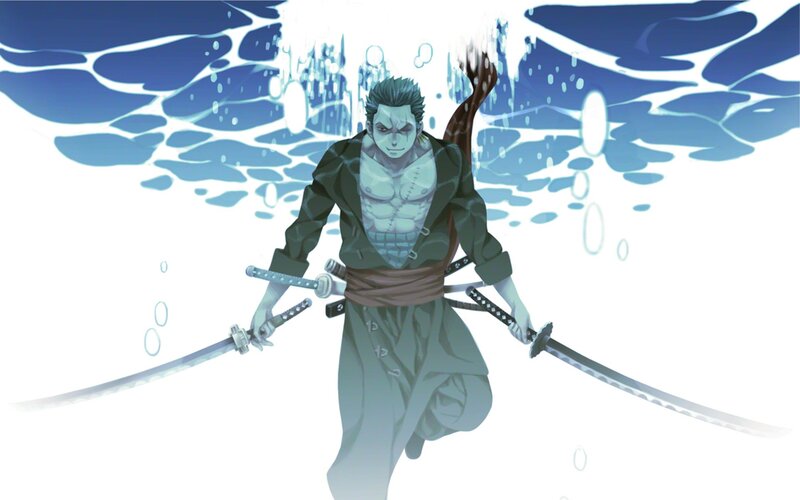 Zoro in the water