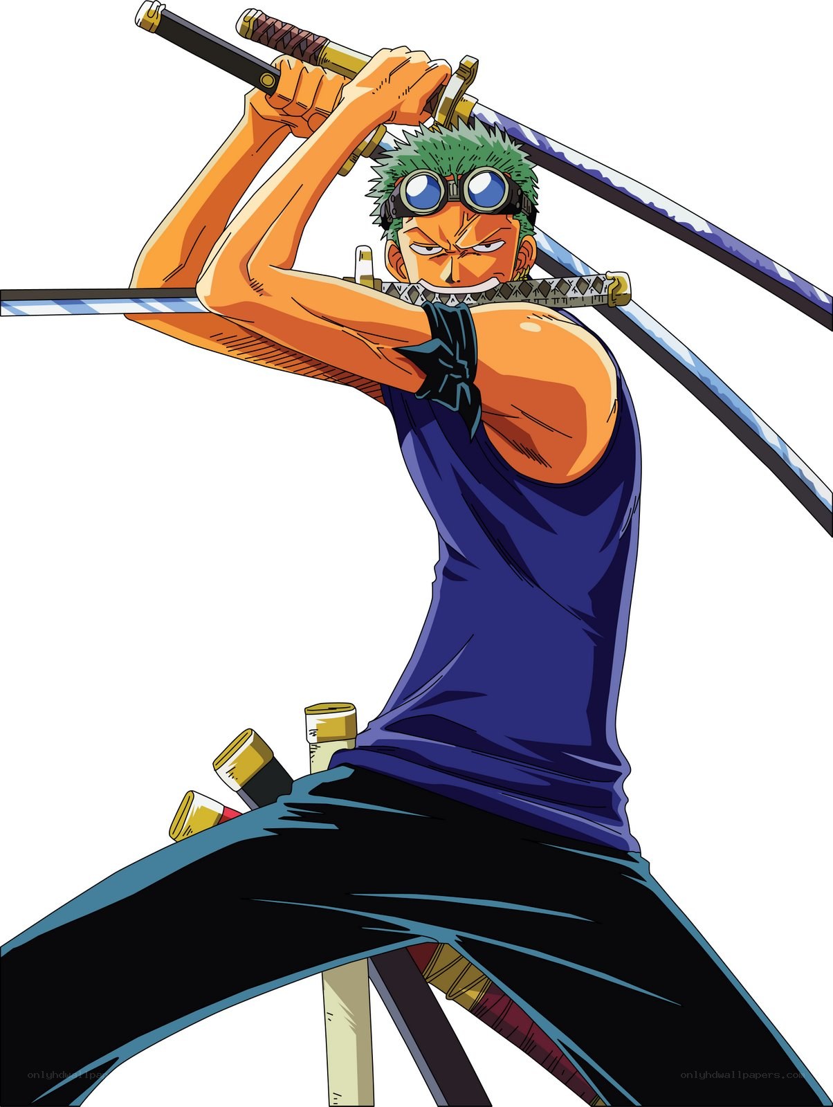 Zoro with three swords