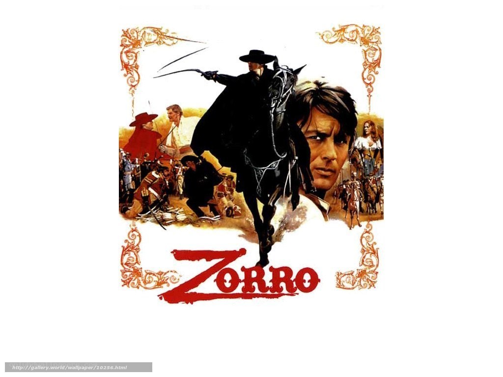 Zorro movie poster art