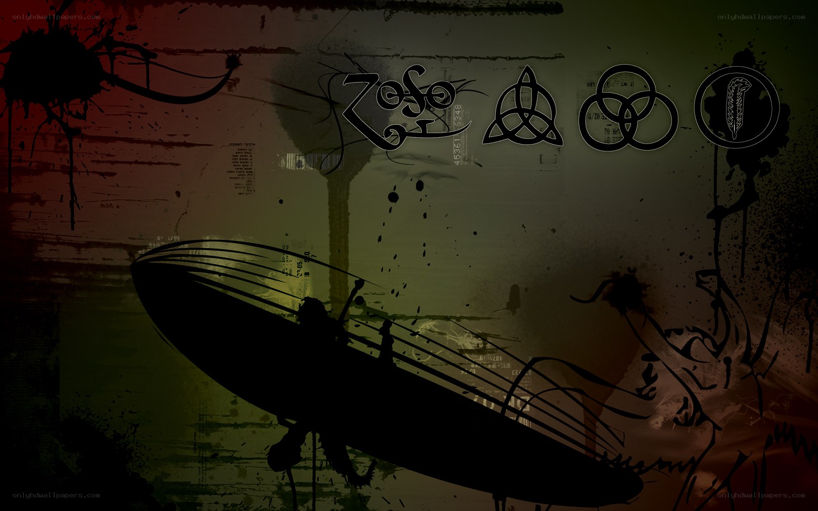 Zoso band logo artwork
