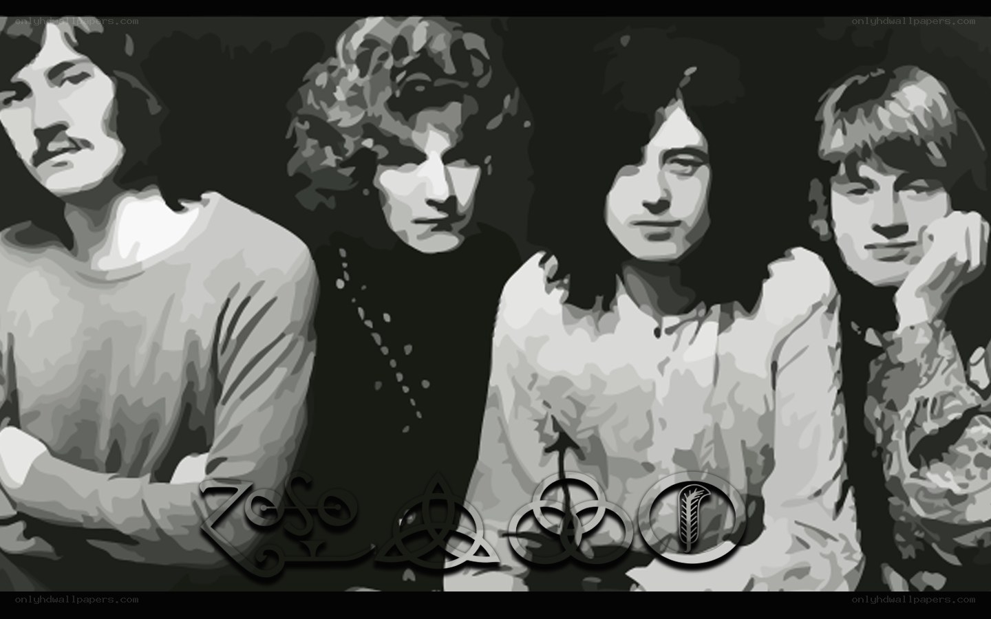 Zoso band members portrait