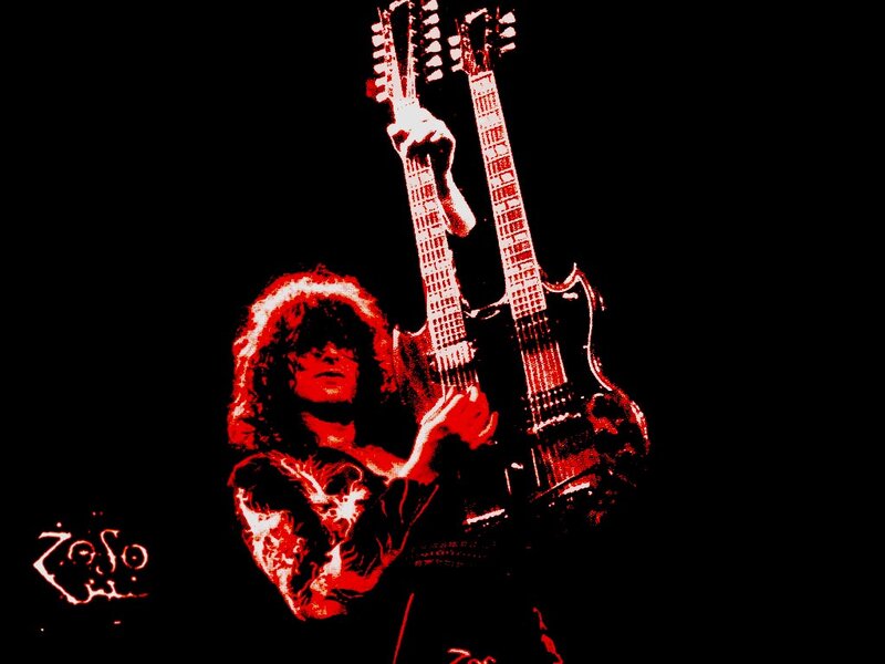 Zoso guitar performance