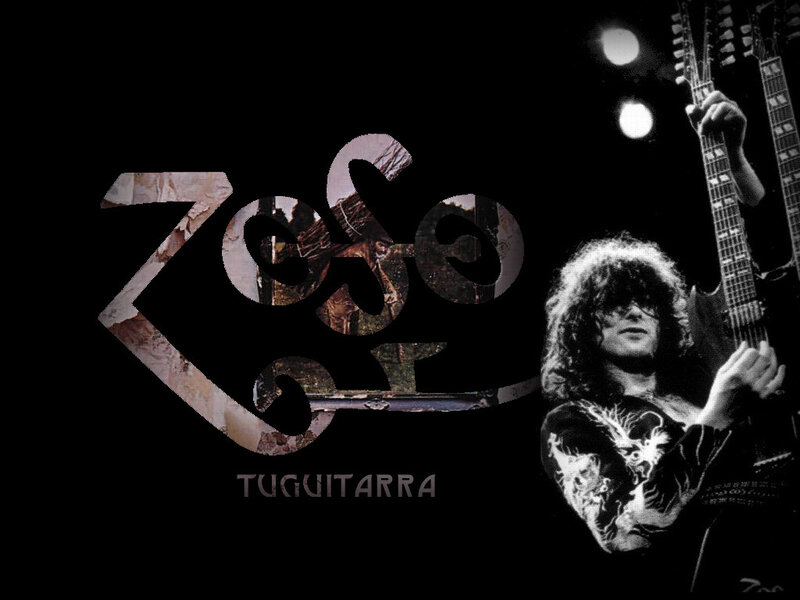 Zoso guitar wallpaper