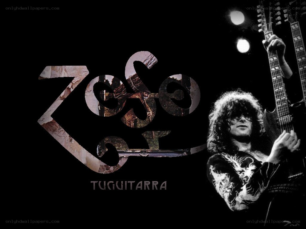 Zoso guitar wallpaper