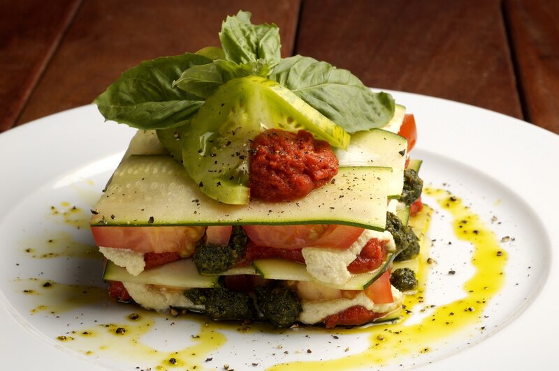 Zucchini Tomato Stack